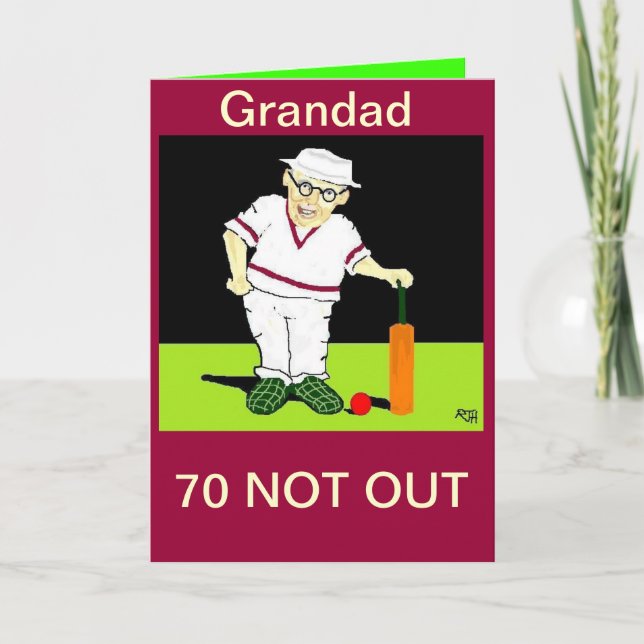 GRANDAD 70TH BIRTHDAY CARD (Front)