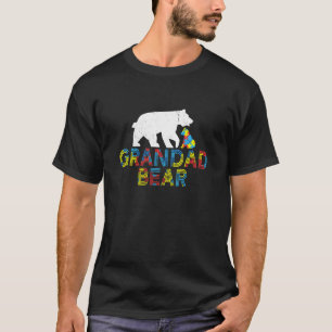 Grandad Bear Autism Awareness Proud Autism T-Shirt