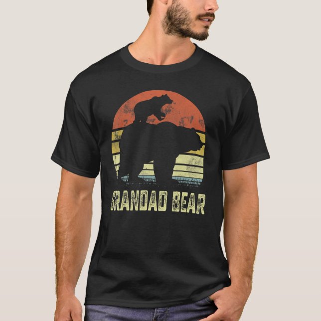 Grandad Bear Matching Family Father's Day T-Shirt (Front)
