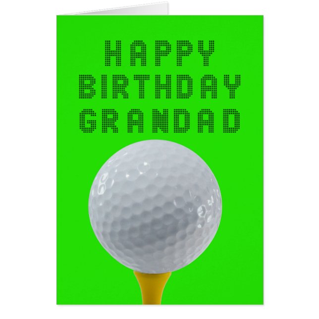 Grandad Birthday Golf (Front)