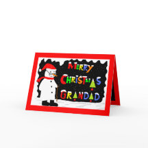 Grandad christmas card