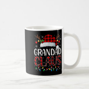 Grandad Claus Christmas Lights Pajama Family Match Coffee Mug