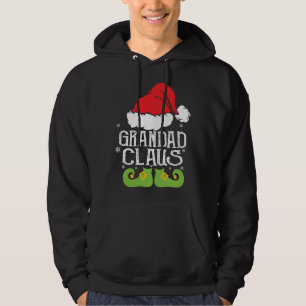 Grandad Claus Christmas Santa Family Matching Paja Hoodie