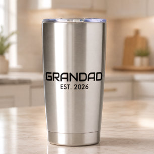 Grandad Established New Grandad Gift  Insulated Tumbler