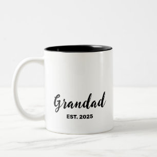 Grandad Established  Two-Tone Coffee Mug