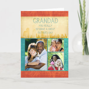 Grandad Father's Day Card Your Photograph Here