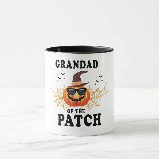 "Grandad Halloween Costume Mug – Funny Pumpkin Fam (Center)