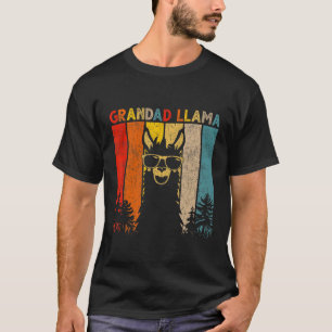 Grandad Llama Lover For Mens Womens T-Shirt