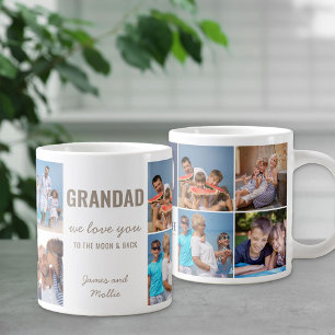 Grandad Love You to the Rough and Back 8 Photo Large Coffee Mug