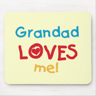 Grandad Loves Me T-shirts and Gifts Mouse Mat