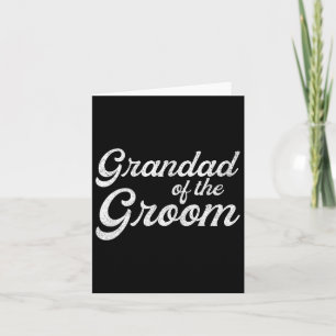 Grandad Of The Groom Shirts For Men1 Card