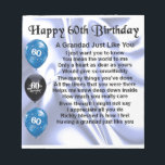 Grandad Poem - 60th Birthday Notepad<br><div class="desc">A great gift for a grandad on his 60th birthday</div>