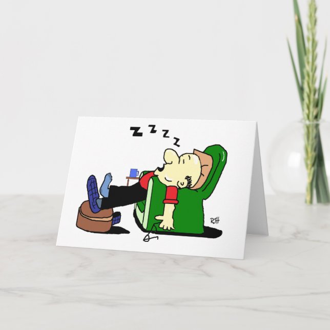 GRANDAD SLEEPS.tif Card (Front)