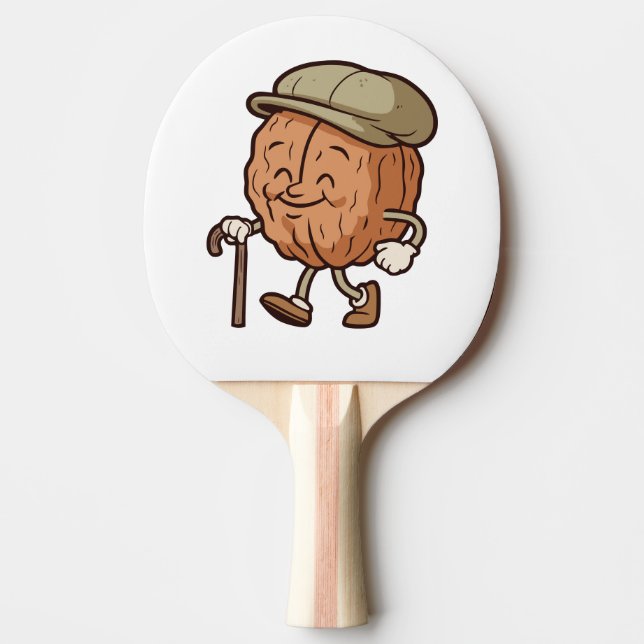 Grandad Walnut Ping Pong Paddle (Front)