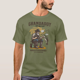 Grandaddy Gone Fishin’ – Funny Retirement Fishing  T-Shirt