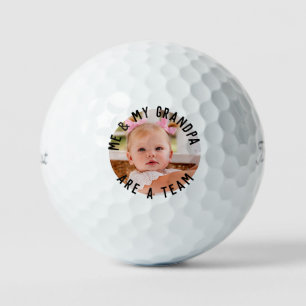 Grandchild Photo Me & My Grandpa Titleist Pro V1 Golf Balls
