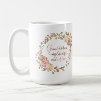 Grandchildren complete life's circle coffee mug