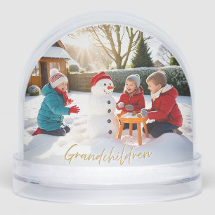 Grandchildren Photo for Grandparents - Christmas Snowglobe