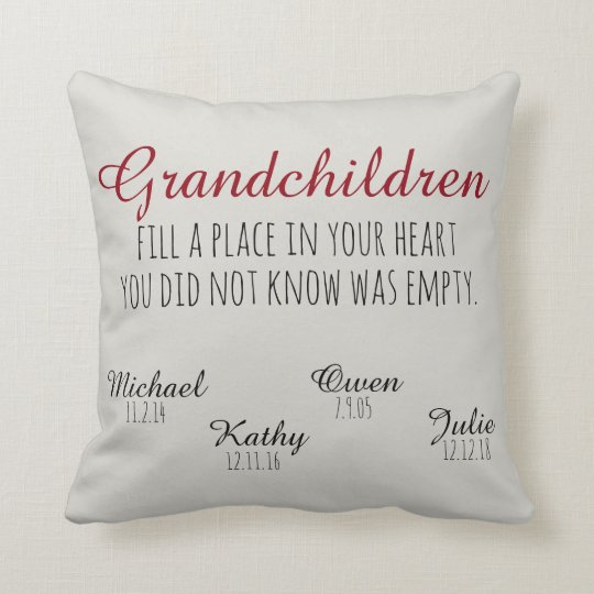 grandkid pillow