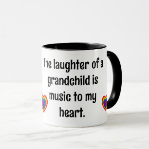 grandchild's laughter mug