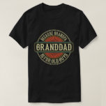 Granddad Because Grandpa is for Old Guys Funny T-Shirt<br><div class="desc">Get this funny saying outfit for your special proud grandpa from granddaughter, grandson, grandchildren, on father's day or christmas, grandparents day, or any other Occasion. show how much grandad is loved and appreciated. A retro and vintage design to show your granddad that he's the coolest and world's best grandfather in...</div>