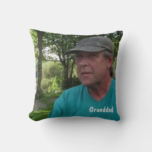 Granddad Editable picture & text Cushion