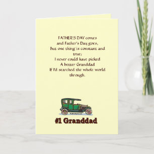 Granddad Father's Day Card