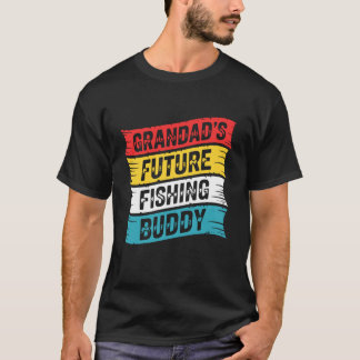 Granddad Future Fishing Buddy Grandpa Grandchild M T-Shirt