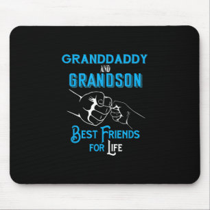 Granddaddy & Grandson Best Friends For Life Mouse Mat