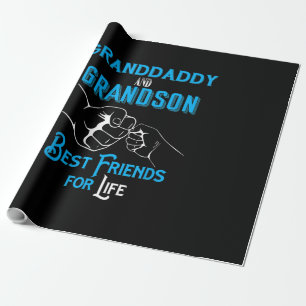 Granddaddy & Grandson Best Friends For Life Wrapping Paper
