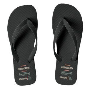 Granddaddy Like a Regular Grandpa Flip Flops