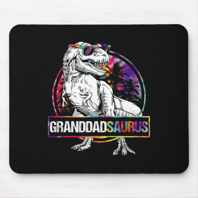 Granddadsaurus Dinosaur Granddad Saurus Matching T Mouse Mat (Front)
