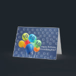 Granddaughter 10th birthday coloured balloons card<br><div class="desc">Granddaughter 10th birthday coloured balloons Created from an original Studio Porto Sabbia photo! This Coloured Balloons Birthday card is available as an age specific card ages 1 to 12, in different languages and for various specific (family) relations. For Birthday Party Invitations in the same style, check the Invitation section of...</div>