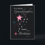 Granddaughter 27th Birthday Star Inspirational Card<br><div class="desc">A card that will be most fitting to give a dear granddaughter to greet her on her upcoming 27th birthday and be able to share an inspiring birthday message for her. Get you copy of this card now to give your granddaughter once her special day arrives.</div>