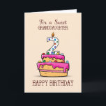 Granddaughter 2nd Birthday, 2 on Sweet Pink Cake Card<br><div class="desc">Little sweet granddaughter is turning two. And for the sweetest baby in the family is this sweetest greeting card. Greet her happy 2nd birthday with this card having a sweet pink cake on the front.</div>