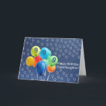 Granddaughter 9th birthday coloured balloons card<br><div class="desc">Granddaughter 9th birthday coloured balloons Created from an original Studio Porto Sabbia photo! This Coloured Balloons Birthday card is available as an age specific card ages 1 to 12, in different languages and for various specific (family) relations. For Birthday Party Invitations in the same style, check the Invitation section of...</div>