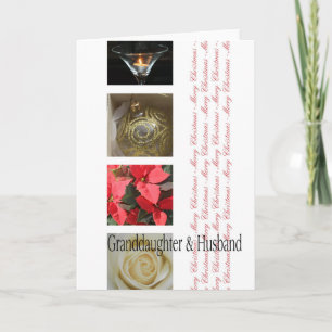 Granddaughter and Husband Merry Christmas card