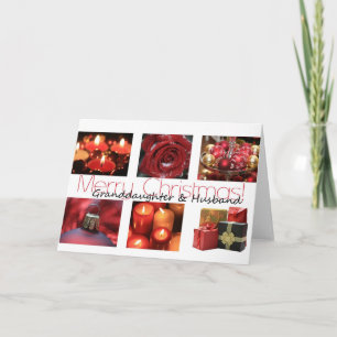 Granddaughter and Husband Merry Christmas card