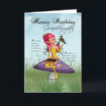 Granddaughter Birthday Card With Fairy And Chaffin<br><div class="desc">Granddaughter Birthday Card With Fairy And Chaffinch</div>