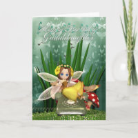 Granddaughter Birthday card with moonies Fall fair