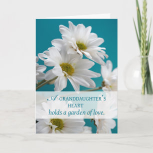 Granddaughter Birthday Daisies Garden of Love Card