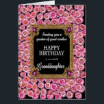 Granddaughter Birthday Pink Daisies<br><div class="desc">A floral birthday card for your granddaughter. This elegant birthday card showcases a delicate scattering of soft pink daisies, symbolising beauty, grace, and joy. The light and airy floral design brings a touch of nature’s charm, perfect for celebrating a special day with warmth and love. The cheerful flowers evoke feelings...</div>
