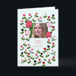 Granddaughter, Birthday, Roses Card<br><div class="desc">A beautiful birthday card full of roses. Add a picture of your granddaughter to make a personal birthday card. She is sure to love this special card on a birthday.</div>