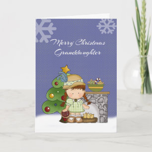 Granddaughter Christmas Holiday Card