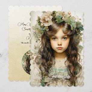 Granddaughter Dark Haired Girl Christmas Wishes