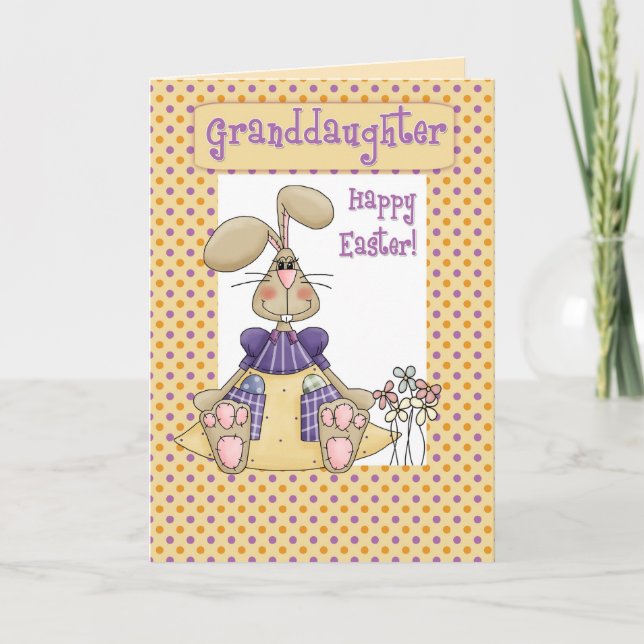 Granddaughter Easter Card (Front)