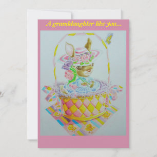 Granddaughter Easter card