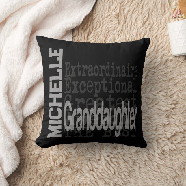 Granddaughter Extraordinaire CUSTOM Cushion (Blanket)