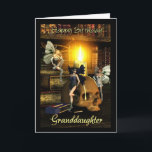 granddaughter, fairy lights - fairy birthday card<br><div class="desc">granddaughter,  fairy lights - fairy birthday card</div>