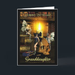 granddaughter, fairy lights - fairy birthday card<br><div class="desc">granddaughter,  fairy lights - fairy birthday card</div>